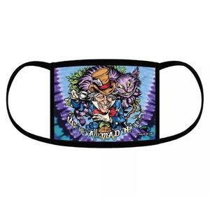 Liquid Blue Face Covering Mask Alice In Wonderland Tie Dye New